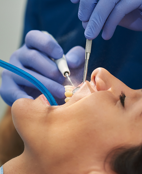 patient being worked on by Dr. Middleton