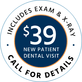 $39 New Patient Visit banner stamp