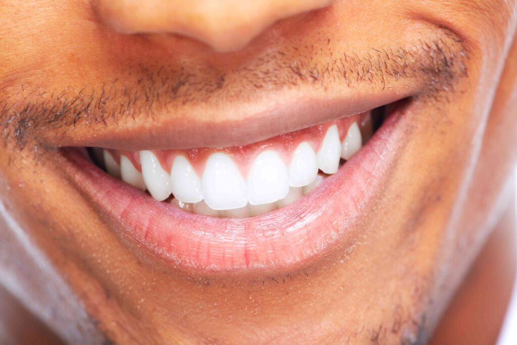 Man smiling